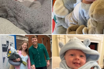 Little George wakes up in the dark, spots Daddy Patrick instead of Mommy Emily, and unleashes the CUTEST chest pat + snuggle ever—pure heart-explosion! 💥❤️