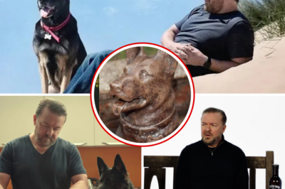 Ricky Gervais Unveils Heartbreaking Statue for ‘After Life’ Dog Anti: “She Stole Every Scene – And Our Hearts Forever” 🐕💔