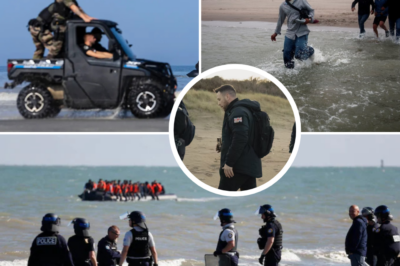 Shocking UK Vigilantes Storm French Beaches: Slashing Migrant Boats in Viral ‘Stop the Invasion’ Crusade—Outrage Explodes as Border Chaos Ignites!