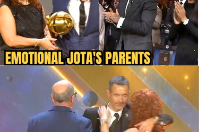 💔 Silence… Then Thunderous Applause 😭 Diogo Jota’s Parents Break Down During Emotional Tribute in Dubai 👏🌍  Diogo Jota’s Mother Breaks Down as Standing Ovation Fills the Hall in Dubai