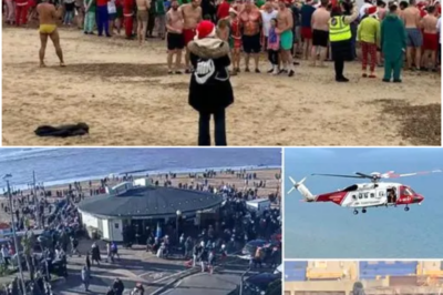 🎄💔 A Day of Celebration Turns Deadly: Hundreds Watch in Horror as Christmas Swim Spirals Into Chaos and Two Men Disappear in the Freezing Sea