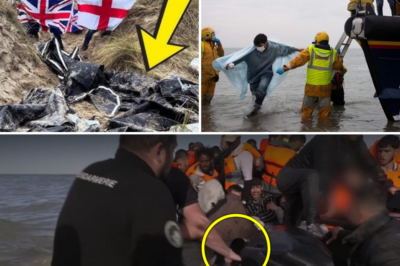 SHOCKING CLASH ON FRENCH BEACHES: Angry British Men Storm Shores, Sabotage Migrant Boats in Fury – Dozens Stranded as Vigilantes Take Law Into Own Hands!