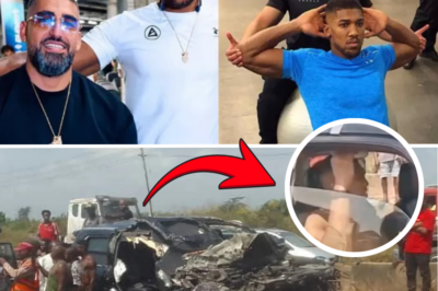 Shocking Twist in Anthony Joshua’s Horror Crash: What Mysterious Remains at the Scene Are Sparking Wild Suspicions? 😱
