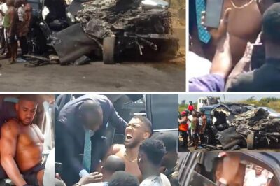Leaked Footage Surfaces Showing Moments Leading to Anthony Joshua’s Nigeria Car Crash