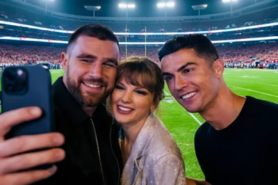 Taylor Swift & Travis Kelce Stun Fans by Teaming Up with Soccer Legend Cristiano Ronaldo for Mind-Blowing Secret Project!