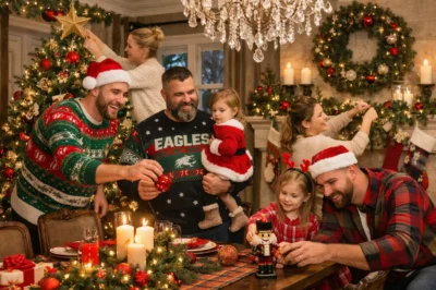 Travis Kelce & Taylor Swift’s Cozy Christmas Prep with Jason’s Family Turns Magical – Guess the Joyful Surprise Announcement! 🎄✨