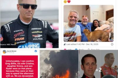 NASCAR Legend Greg Biffle, Wife, Children Among Seven Killed in Fiery North Carolina Plane Crash