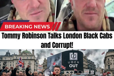 Tommy Robinson Throws Support Behind London’s Black Cab Drivers in Fiery Uber Rant, Accuses Politicians of Betrayal