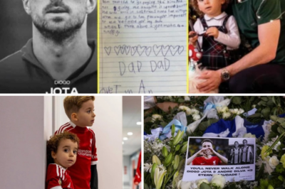 Shoes Still by the Door: Diogo Jota’s Little Boy’s Heartbreaking Plea That Shattered Millions – “Come Home, Dad…”