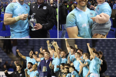 Heartwarming Milestone! Kyle Steyn Lifts 1872 Cup on 100th Game – With Dad & Daughter Cheering Every Magical Moment!