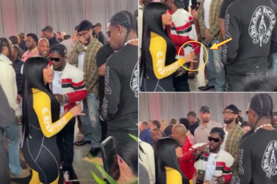 “Travis Scott casually sipping Cardi B leftover drink like they’re the only two people in the room. 😭 is he the next man on her list?”😳