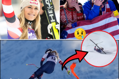Olympic Dreams Shattered as Ski Legend Lindsey Vonn Crashes Horrifically, Lies Motionless Before Being Airlifted Off the Mountain 💔🚁