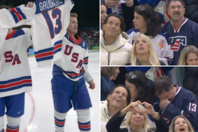 American Players Honor Johnny Gaudreau With Emotional On-Ice Tribute as His Father Breaks Down in Tears