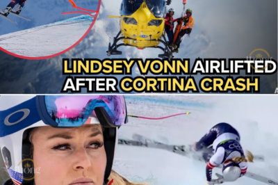 She Raced With a Fully Torn ACL — Then Lindsey Vonn’s Olympic Dream Ended in a Brutal High-Speed Crash 😱⛷️