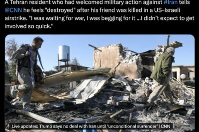 Tehran Residents Express Regret After Welcoming Potential Strikes