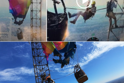 Trapped Hot Air Balloon Passengers Rescued in High-Altitude Emergency Nearly 1,000 Feet Above Ground