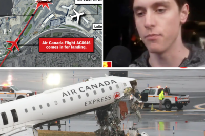 🚨 TERROR ON RUNWAY 4: Air Canada jet CRASHES into fire truck at LaGuardia landing—2 heroic pilots slam brakes & DIE saving 72 souls in seconds 😱💔