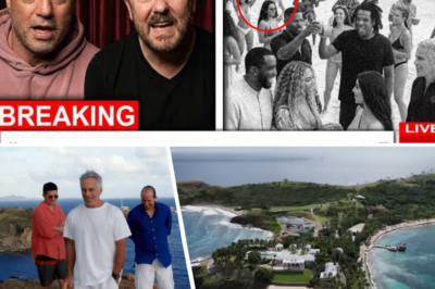 Shocking Exposé: Ricky Gervais and Joe Rogan Drop Bombshell on Epstein’s Elite List – The Final Name Will Leave You Speechless!