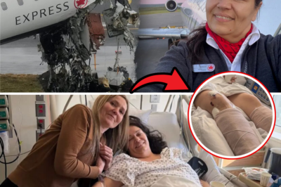 Ejected 320 Feet and Still Alive: Air Canada Flight Attendant’s First Hospital Photo Reveals Daughter’s Heartbreaking Account of Shattered Legs and Fractured Spine