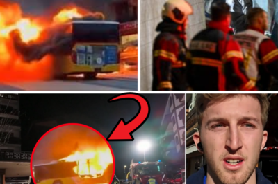 HORROR ON THE BUS: EYEWITNESS DESCRIBES MAN AS ‘LIVING TORCH’ BEFORE DEADLY INFERNO ENGULFS SWISS VEHICLE – SIX DEAD, THREE FIGHTING FOR LIFE
