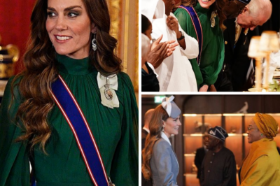 Princess of Wales Beams Radiance at Historic State Banquet: Kate Shares Joyful Toast with Nigerian President Tinubu Amid Glittering Windsor Celebration