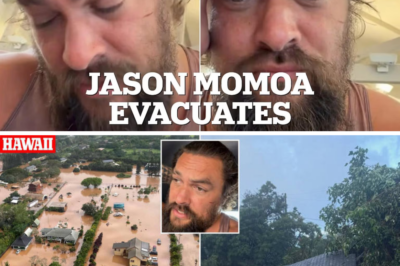Jason Momoa Forced to Flee for His Life Alongside Thousands of Hawaiians as Home Loses Power — 12 Inches of Rain Unleash Historic Flooding Catastrophe on Tropical Paradise