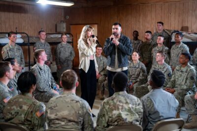 Taylor Swift & Travis Kelce’s Secret Duet for US Soldiers Leaves Heroes in Tears – The Heartfelt Song They Wrote Together