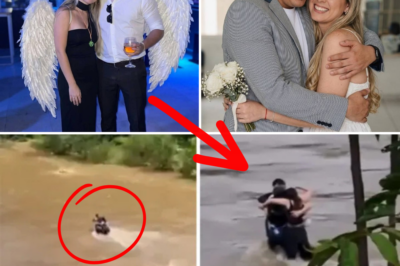 Locked in a Final Embrace: Young Parents Die in Each Other’s Arms as Flash Flood Sweeps Their Car Away After Wedding