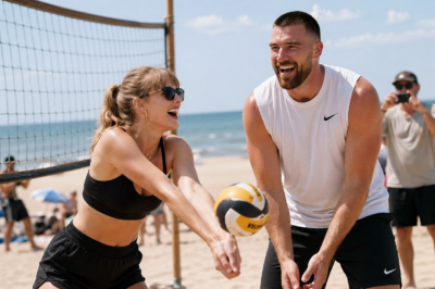 Beach Volleyball Showdown: Taylor Swift & Travis Kelce’s Steamy Getaway Just Got a Double-Date Plot Twist No One Saw Coming!