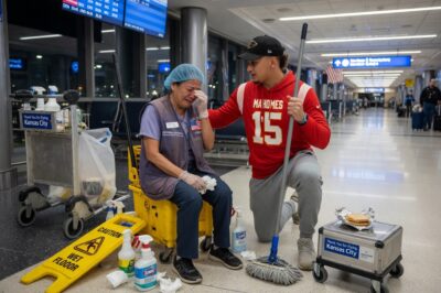 Wallet Full of $25,000: How Patrick Mahomes Quietly Saved a 67-Year-Old Cleaner’s American Dream at Kansas City Airport