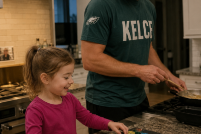 Uncle Travis’s Kitchen Gets Kelce’d: Jason’s Toddler Daughter Turns Pro Chef’s Domain Into Absolute Chaos Playground!