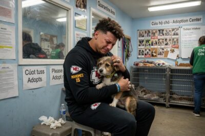 Patrick Mahomes’ Secret Visit to a Dying Shelter: With Just Hours to Spare, the NFL Star Changes Everything for 18 Desperate Dogs 🏈🐶