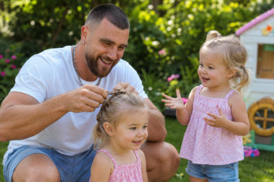 Uncle Trav Goes Full Dad Mode: Travis Kelce Braids Hair, Hits the Pool & Proves He’s Baby-Ready!
