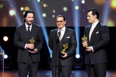 Hollywood Shocker: Keanu Reeves, Johnny Depp & Henry Cavill Unite on Stage – Their Emotional Words Leave the Entire Audience in Tears