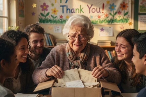 For Forty Years, She Quietly Saved Every Thank-You Letter Her Students...