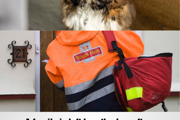 Royal Mail investigates after postman is caught on camera kicking a bl...