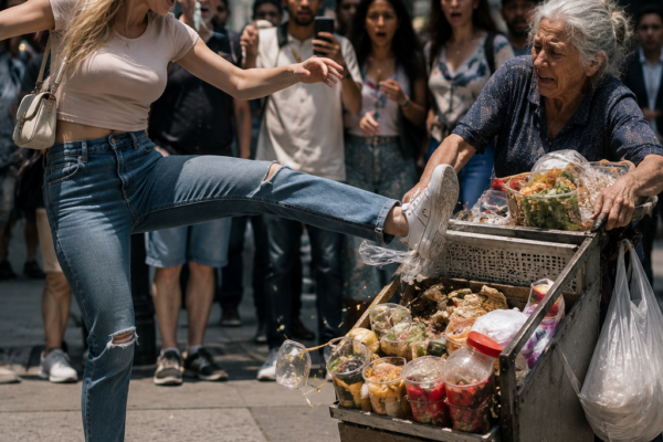 She Called the 79-Year-Old Hot Dog Lady ‘Useless’ and Kicked Over Her ...