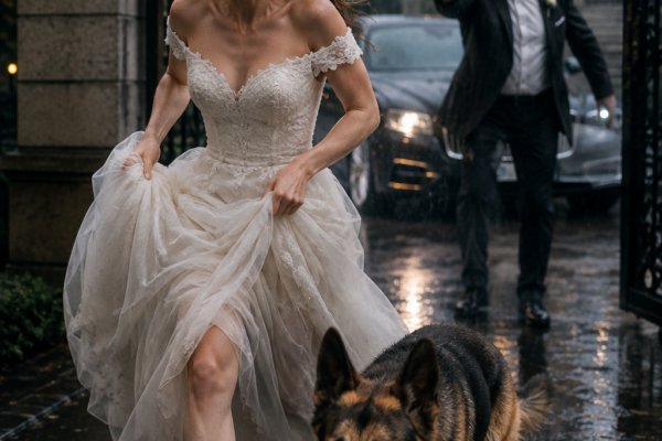 Neighbor’s Dog Helps Young Bride Flee Altar After She Discovers “Young...