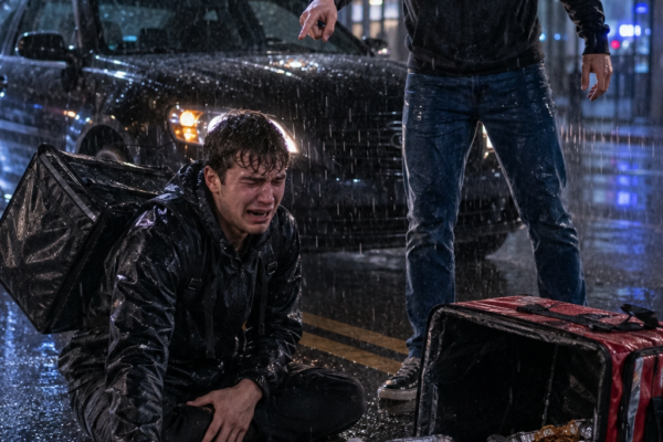 Rainy Crash, Zero Apology: How One Delivery Driver’s Worst Afternoon L...