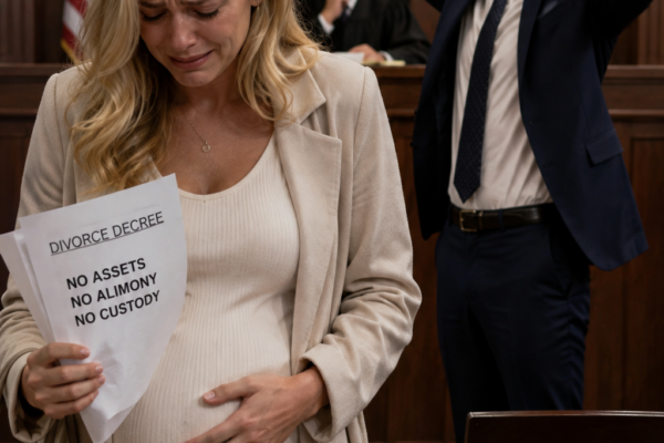 Pregnant Wife Left With Nothing After Brutal Divorce — Then the Courtr...