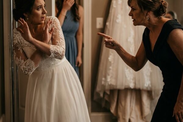 They Laughed at the Bride’s “Cheap” Wedding Dress in Front of Hundreds...