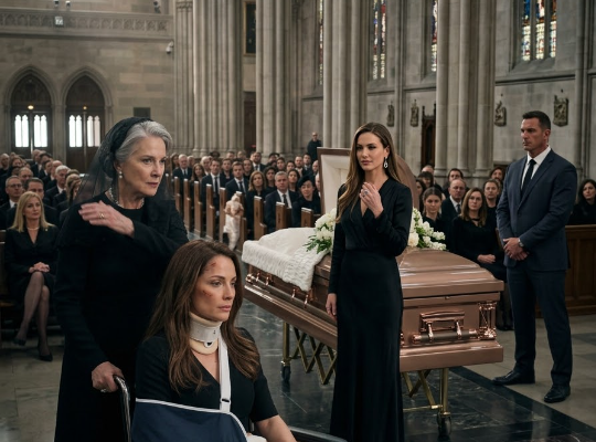 SHE SLAPPED THE BATTERED WIDOW AT THE FUNERAL – UNTIL THE AUDIO ...