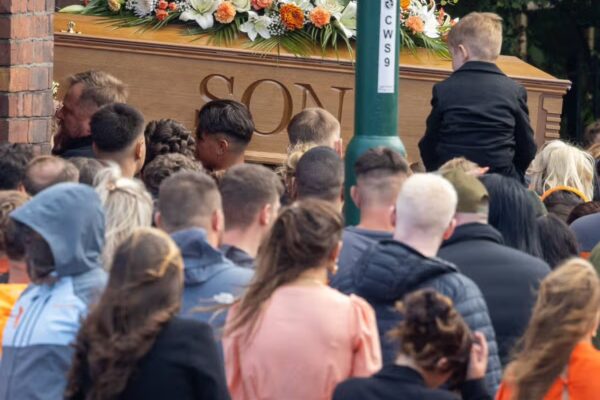 Huge Crowds Gather in Acklam as Theo Rae’s Funeral Procession Passes T...
