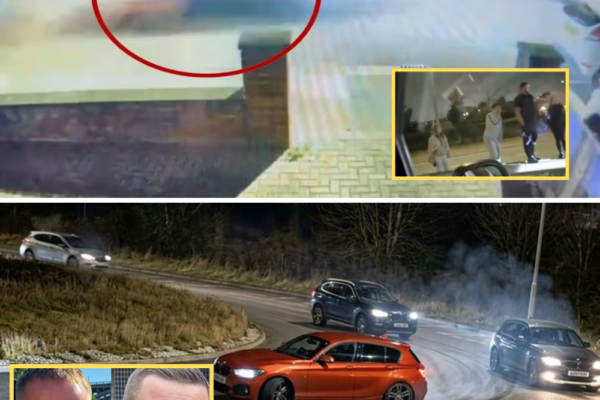 Dicing With Death: Shocking Video Captures Boy Racers Turning Quiet Ro...